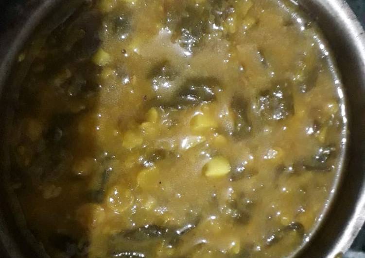 Recipe of Speedy Palak Chana Dal