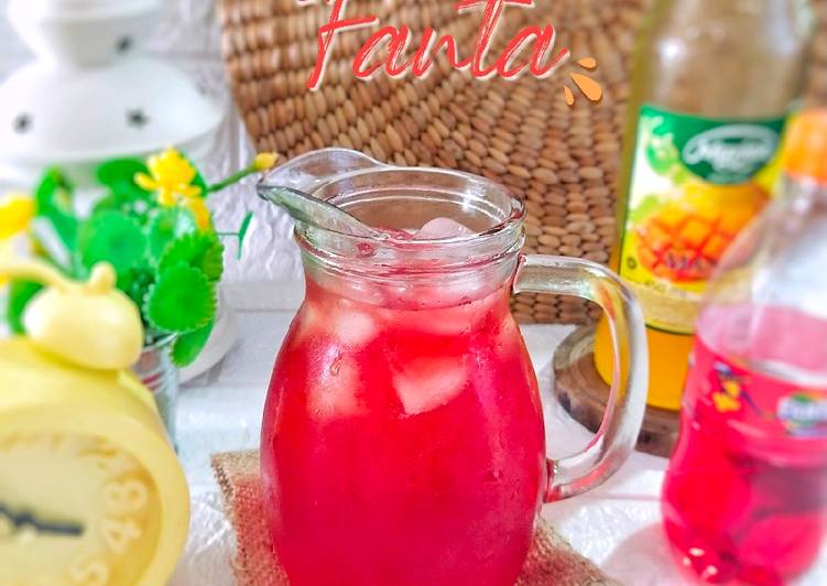 Cara Gampang Membuat Es Mango Fanta, Enak