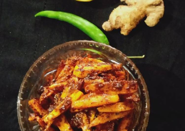 Healthy Recipe of Instant Carrot Pickle