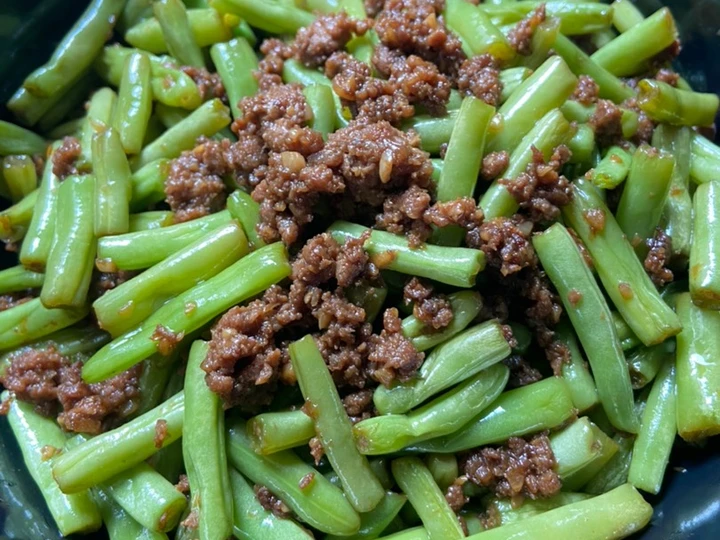 Cara Gampang Membuat Resep  Tumis Baby Buncis Daging Sapi Cincang yang Enak Banget, Lezat Sekali