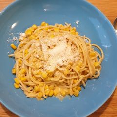 A picture of Sweetcorn carbonara.