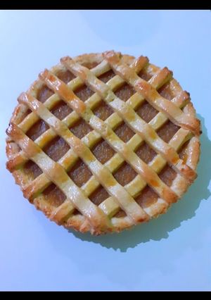 Una foto de Pye de manzana