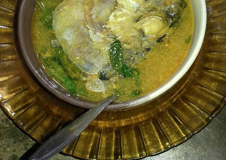 Proses mengolah Ikan kuah kuning, Bisa Manjain Lidah