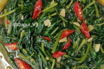 Cara Gampang Menyiapkan Tumis kangkung Anti Gagal