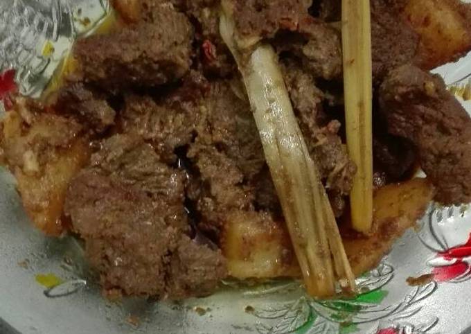 Cara Membuat Rendang praktis(daging sapi) Simpel