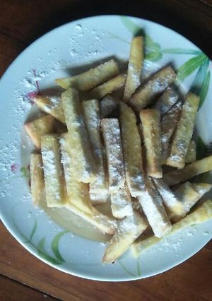 Foto resep Stick ubi tabur gula halus