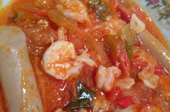 Resep Udang sosis asam manis Wajib Dicoba