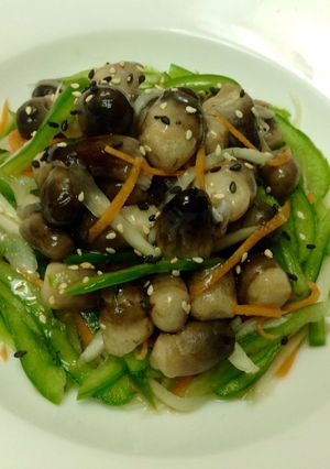 和風醬涼拌草菇 的食譜成品照片