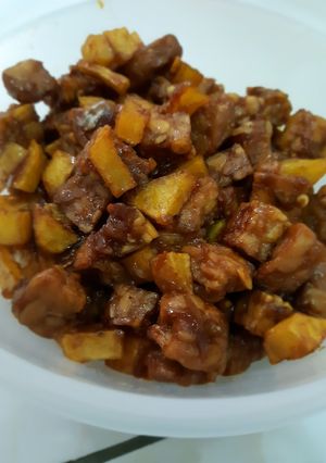 Foto resep Tempe kentang kecap