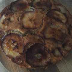 A picture of Torta de manzana (invertida).