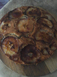 Una foto de Torta de manzana (invertida)
