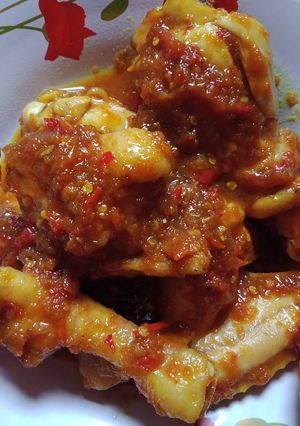 Foto resep Ceker, sayap, paha ayam pedas manis