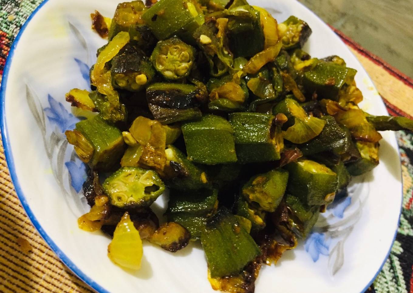 Simple bhindi fry