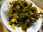 A picture of diet in bhindi