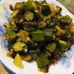 A picture of Simple bhindi fry.