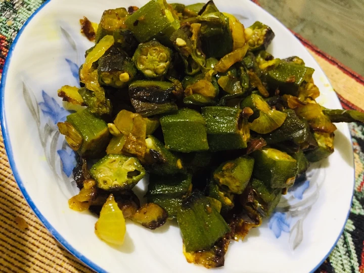 Easy Steps to Make Simple bhindi fry which Delicious