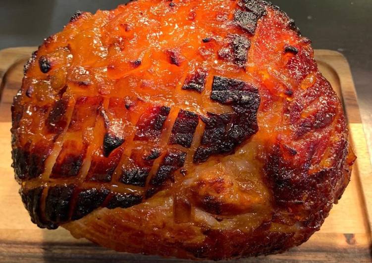 Easiest Way to Prepare Award-winning Mango glazed ham