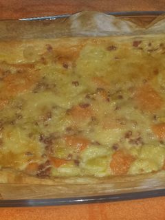 Una foto de Quiche de verduras y jamón serrano