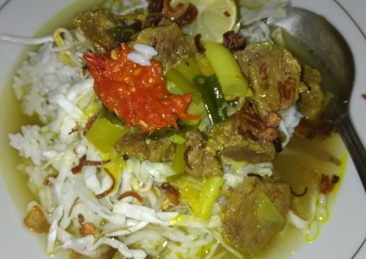 Resep Soto daging kuah bening yang Menggugah Selera
