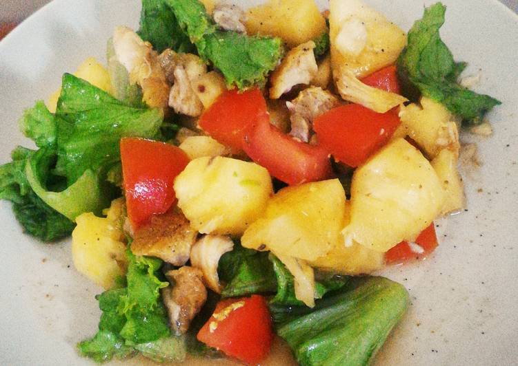 Langkah Mudah Menyiapkan Chicken salad Enak