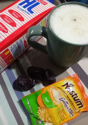 Gambar Susu kurma nestum #kurma
