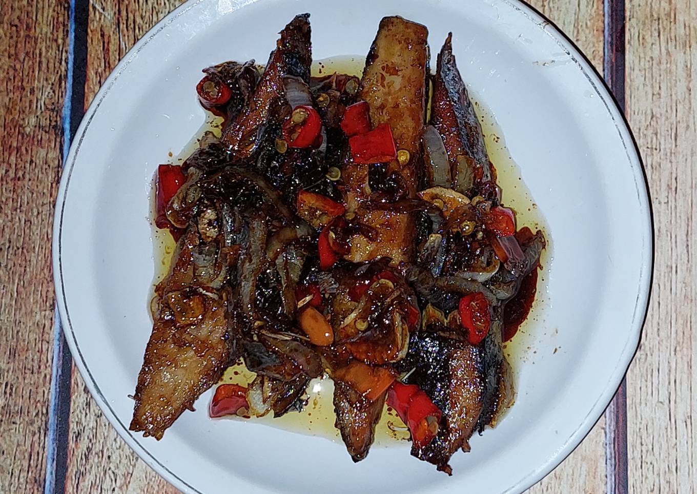 Tumis Pindang Tongkol Pedas