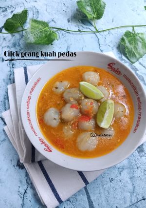 Foto resep Cilok goang kuah pedas