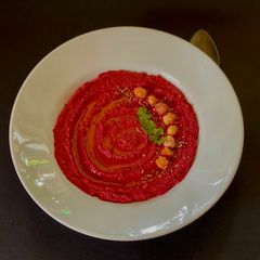 A picture of Beetroot Hummus.