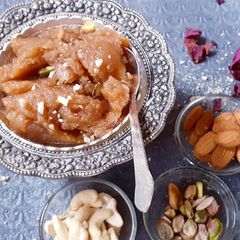 Aate ka Halwa(kadah prasad) A picture of Aate ka Halwa(kadah prasad).