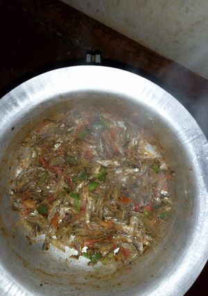 A picture of Wet fry omena.