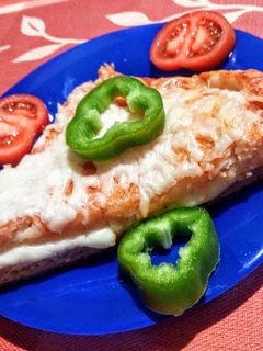 Dupla sajtos töltött lepény recept fotója