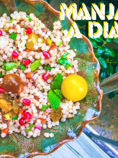 Una foto de Tapenade Griego Con Cuscus Israeli