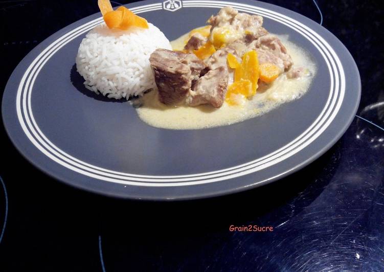 Sauté de porc à la crème de moutarde