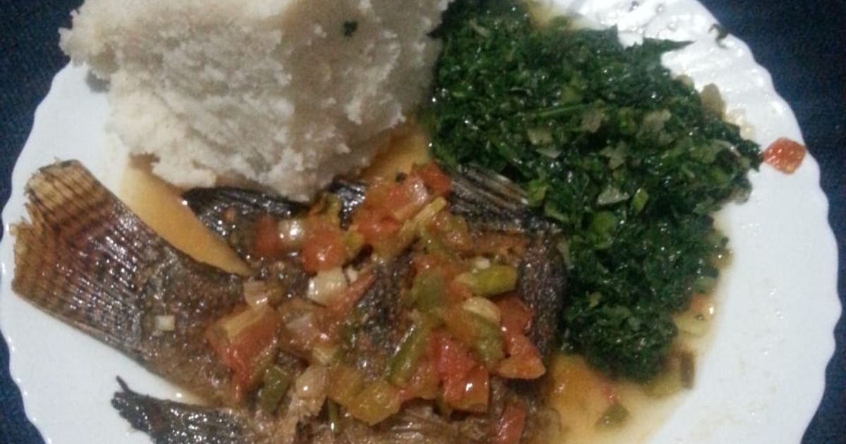 Ugali+Fish Recipe by Kevin Silas - Cookpad