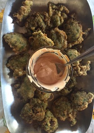 Una foto de Buñelos de lechuga