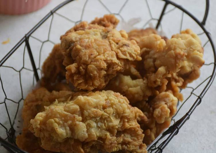 Bagaimana Membuat Crispy fried chicken, Menggugah Selera