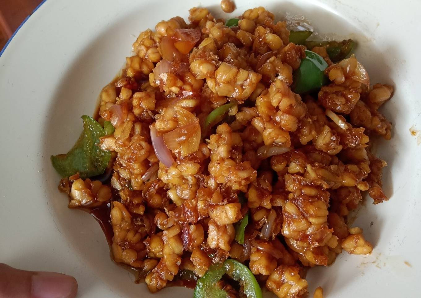 Tempe oseng cabe gendot
