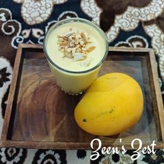 5 minutes Aam Lassi A picture of 5 minutes Aam Lassi.
