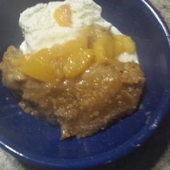 Peachy cobbler A picture of Peachy cobbler.