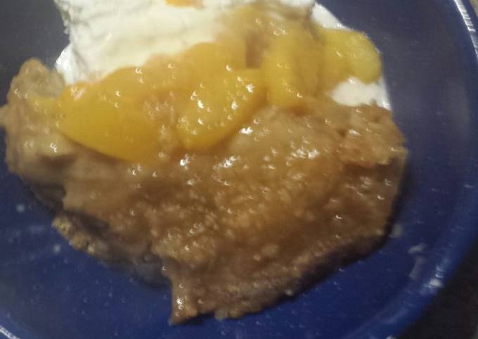 Peachy cobbler