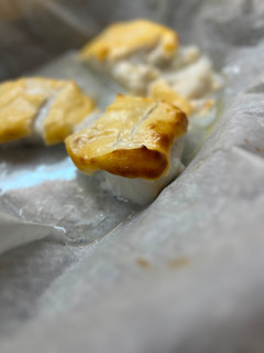 Una foto de Bacalao gratinado: Pescado para Navidad (idea de batch cooking)
