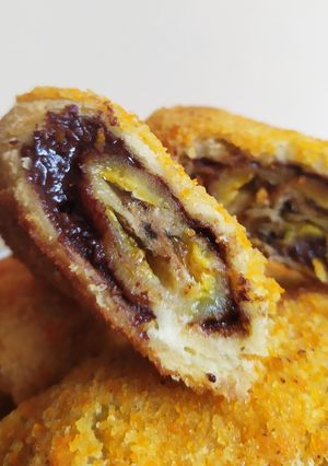 Foto resep Roti Goreng Pisang Coklat