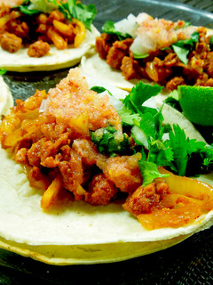 A picture of Tacos al Pastor.