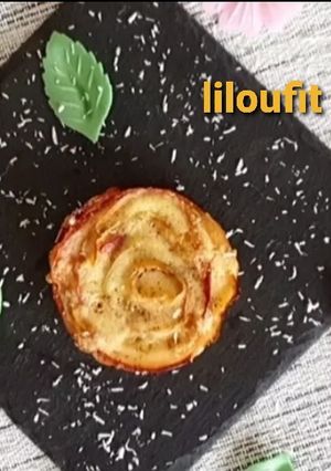 Une photo de Rose de pommes / tartelettes aux pommes ss pâte