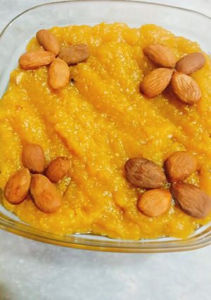 A picture of Pumpkin halwa(حلوہ کدو).