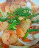 Mực chiên giòn sốt chua ngọt