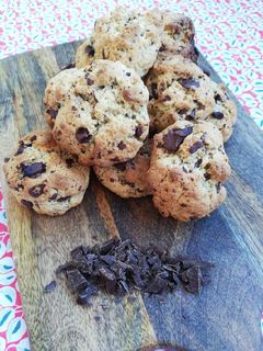 Foto de Cookies de iogurte e chocolate