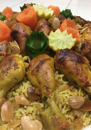 صورة لوصفة كبسة لذيذة 😋 بأفخاذ الدجاج 🍗 بطريقتي