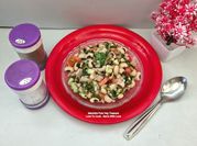 A picture of red lobia chaat