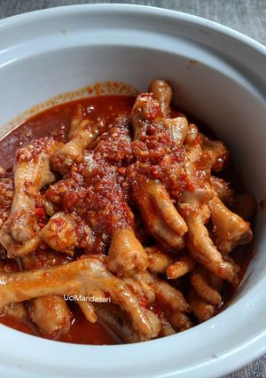 Foto resep Balado Ceker Ayam